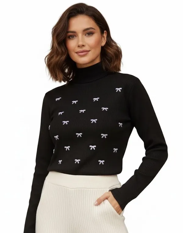 pack_of_two_Black_bow_embroidered_turtel_neck_with_ice_blue_pearl_emblished__white_turtel_neck