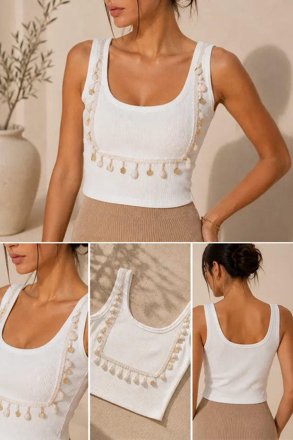 Seashell_with__coin_touch_ribbed_tank__Top