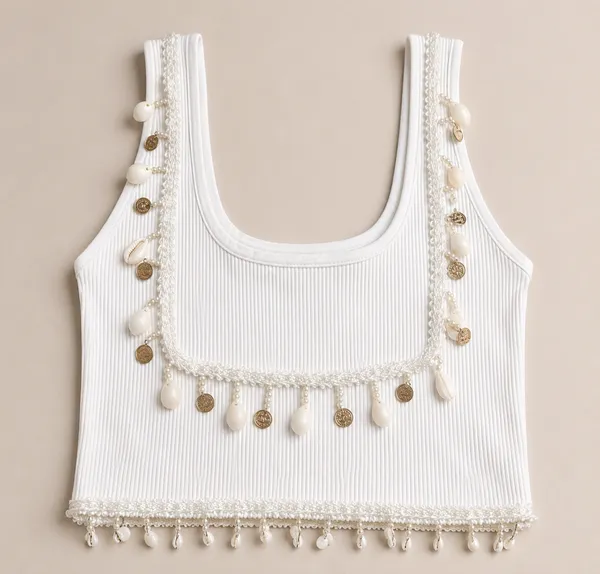 Seashell_with__coin_touch_ribbed_tank__Top