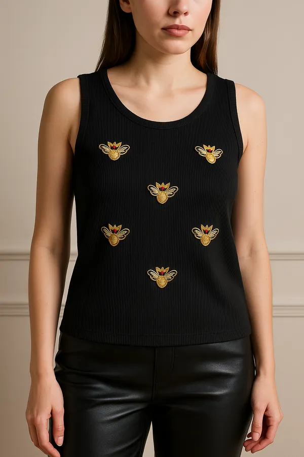 bees_emblished_tank_top