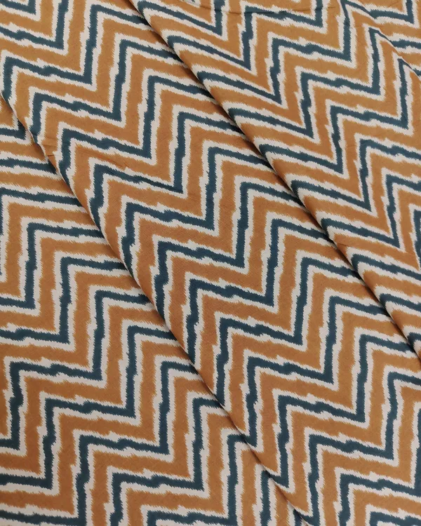 Green_Ikat_And_Chevron_Cotton_Fabric_Combo
