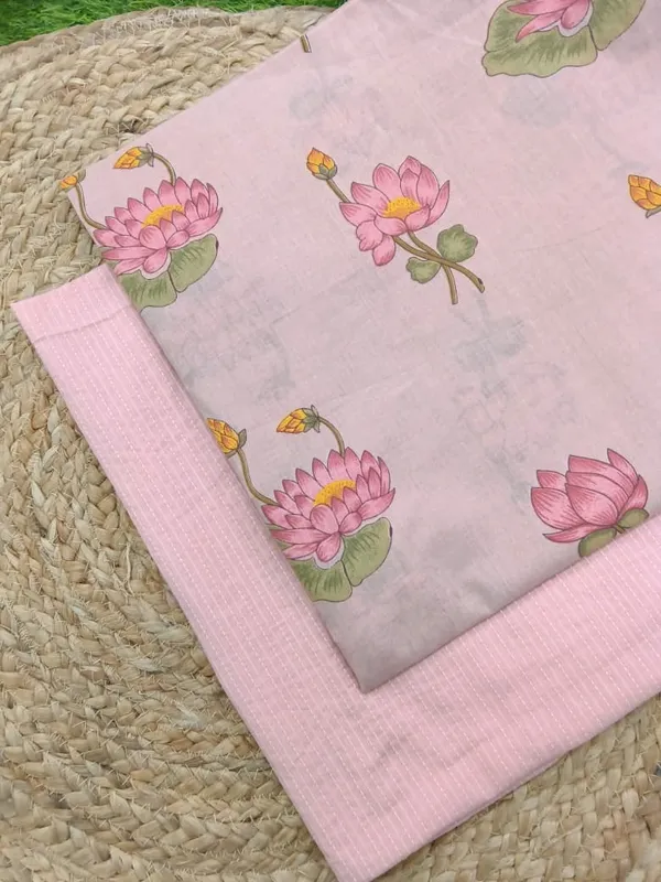 Sanganeri_Hand_Printed_Cotton_Fabric_Combo