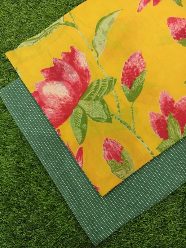 Sanganeri_Hand_Printed_Cotton_Fabric_Combo