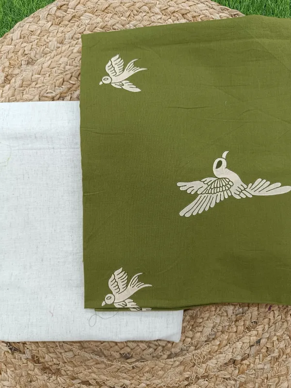 Sanganeri_Hand_Printed_Cotton_Fabric_Combo