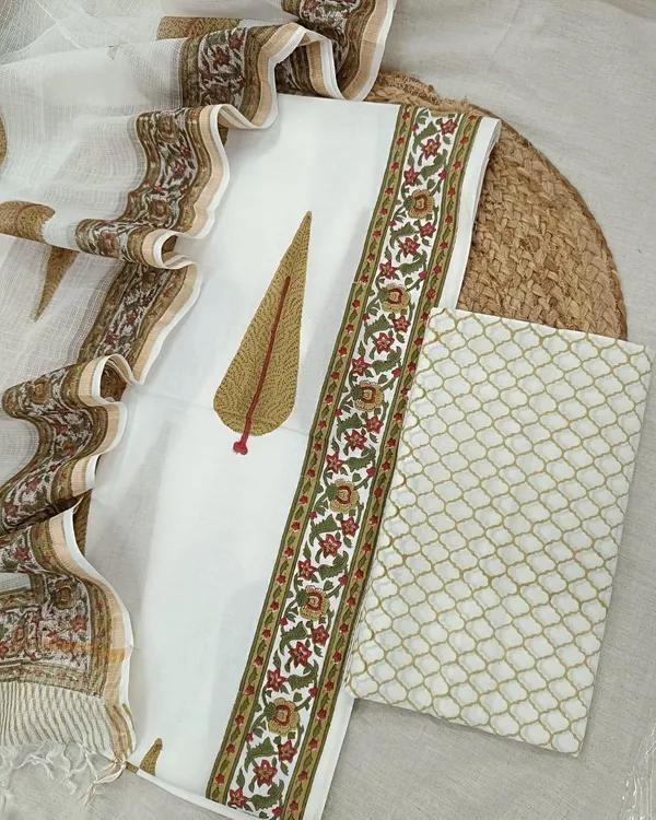 Sanganeri_Block_Printed_Kota_Doria_Dupatta_Suit_Set