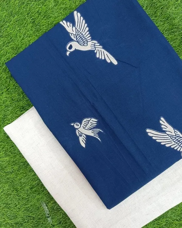 Sanganeri_Hand_Printed_Cotton_Fabric_Combo