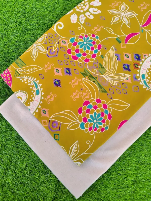 Sanganeri_Hand_Printed_Cotton_Fabric_Combo