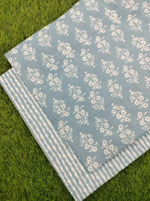 Sanganeri_Hand_Printed_Cotton_Fabric_Combo