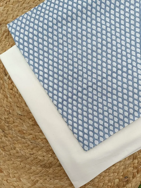 Sanganeri_Hand_Printed_Cotton_Fabric_Combo