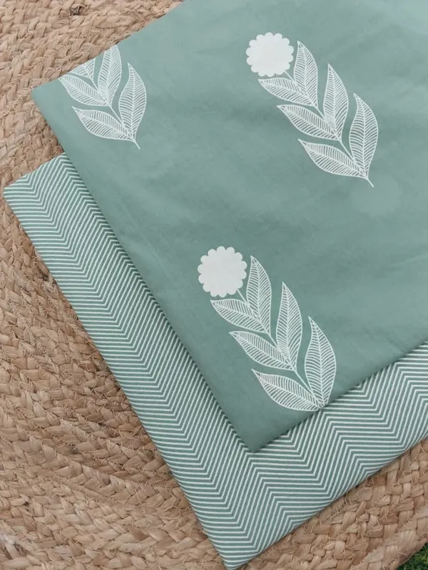 Sanganeri_Hand_Printed_Cotton_Fabric_Combo