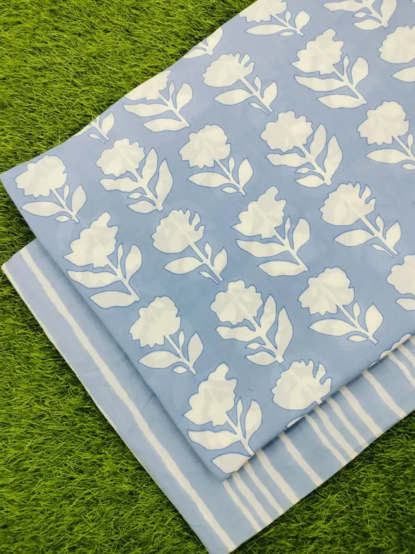 Sanganeri_Hand_Printed_Cotton_Fabric_Combo