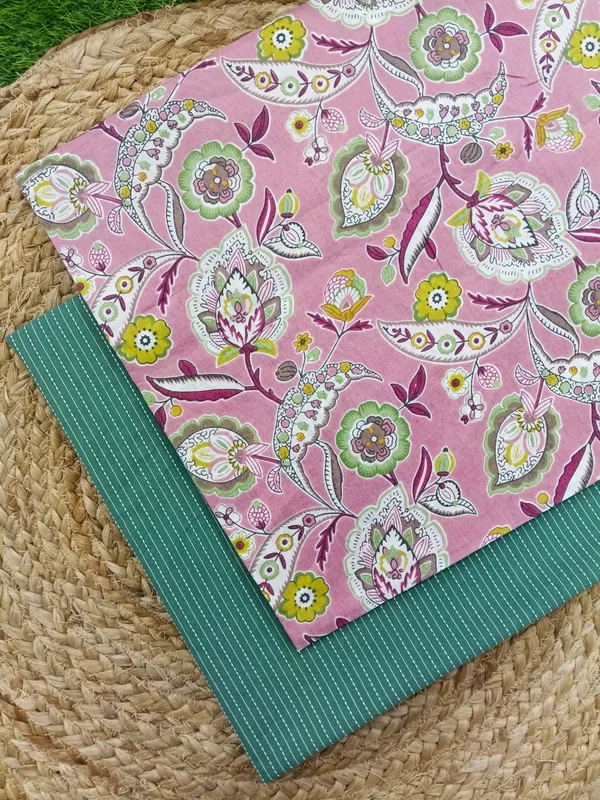 Sanganeri_Hand_Printed_Cotton_Fabric_Combo