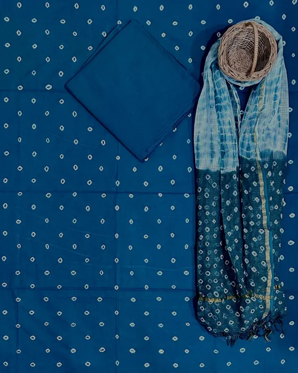 Bandhni_Cotton_Suit_with_Kota_Doria_Dupatta