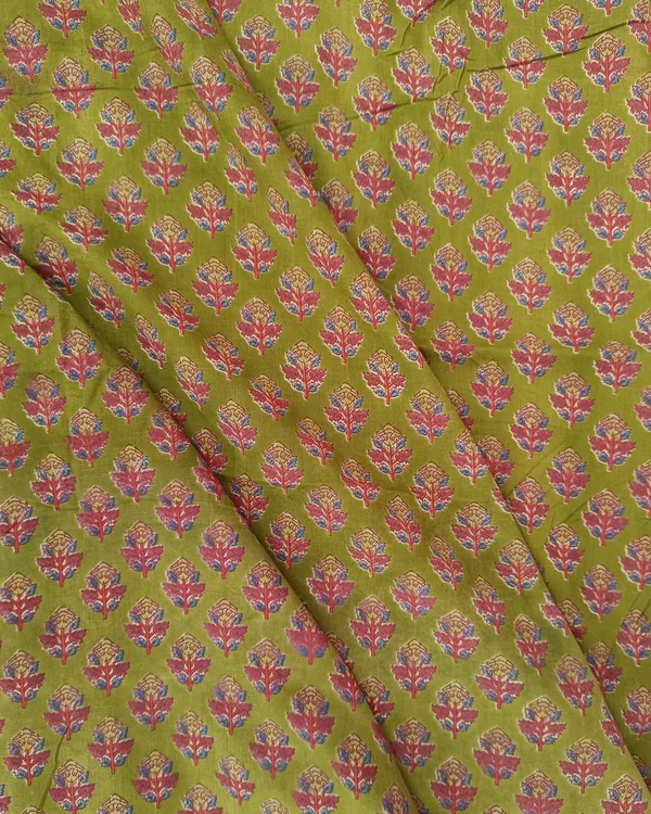 Sanganeri_Hand_Printed_Cotton_Fabric_Combo