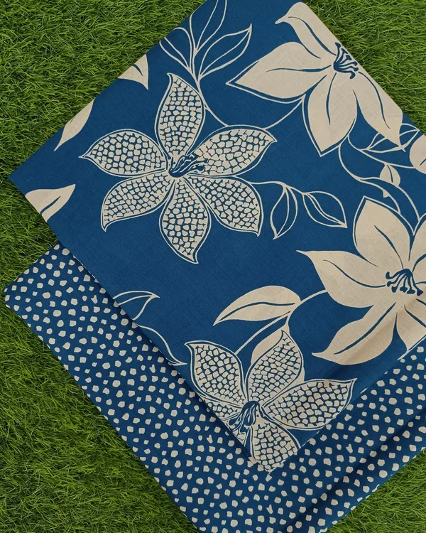 Sanganeri_Hand_Printed_Cotton_Fabric_Combo