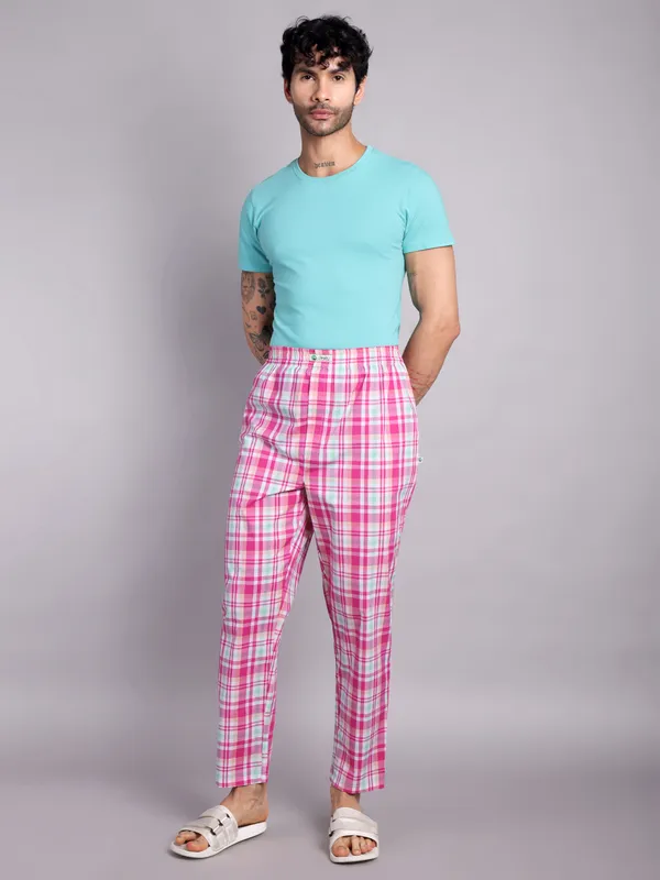 Mens__Pure_Cotton_Multi_Color_Pajama_with_Eleasticated_Waist
