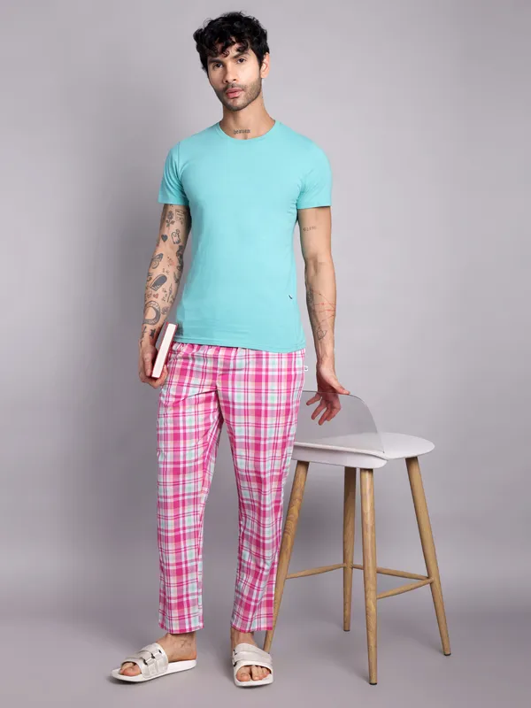 Mens__Pure_Cotton_Multi_Color_Pajama_with_Eleasticated_Waist