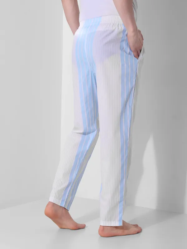 Minjar_Blue_White_Stripes_Mens_Pajama