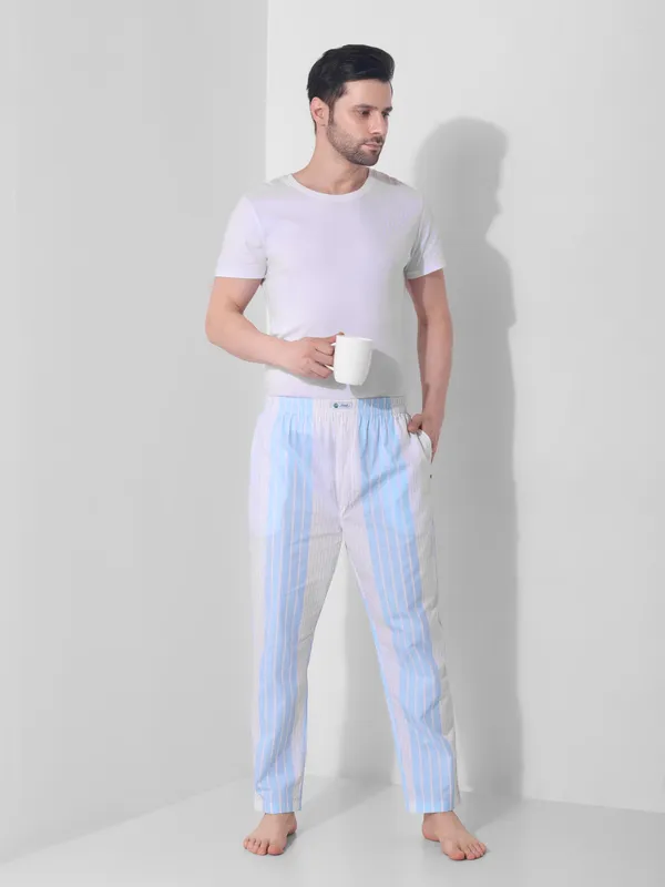 Minjar_Blue_White_Stripes_Mens_Pajama