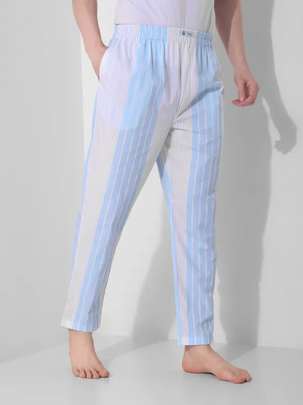 Minjar_Blue_White_Stripes_Mens_Pajama