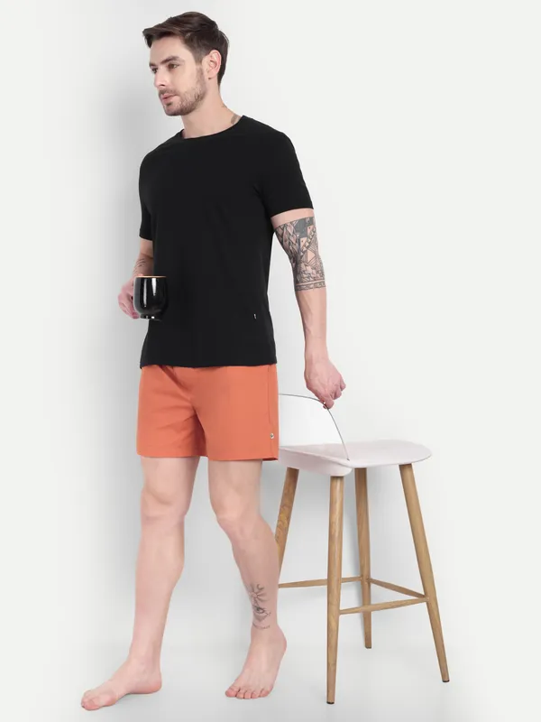 Rust_Solid_Modern_Relaxed_Boxer_Shorts_For_Men