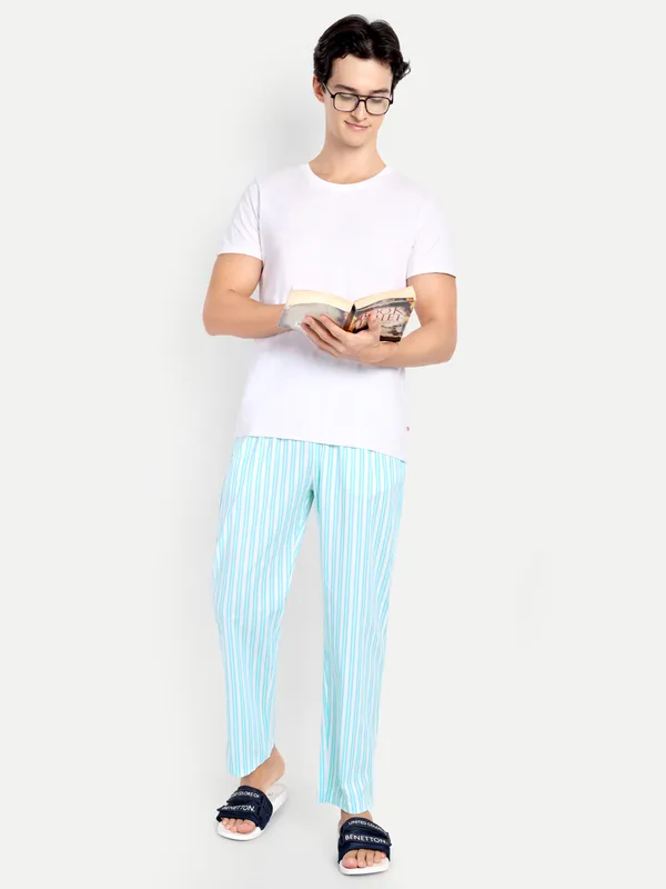 White_Turqish_Stripes_Pure_Cotton_Modern_Relaxed_Pajama_For_Men