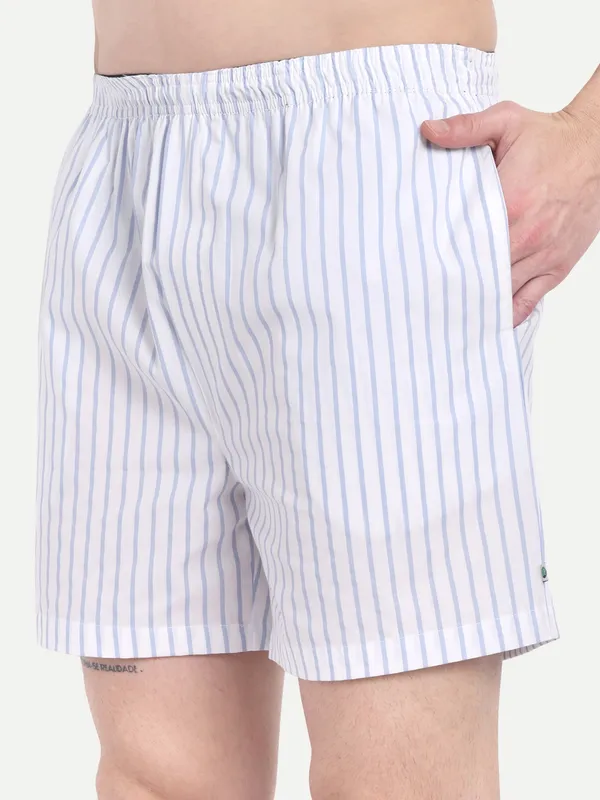 White_&_Royal_Blue_Cathrin_Stripe_Modern_Relaxed_Boxer_Shorts_For_Men