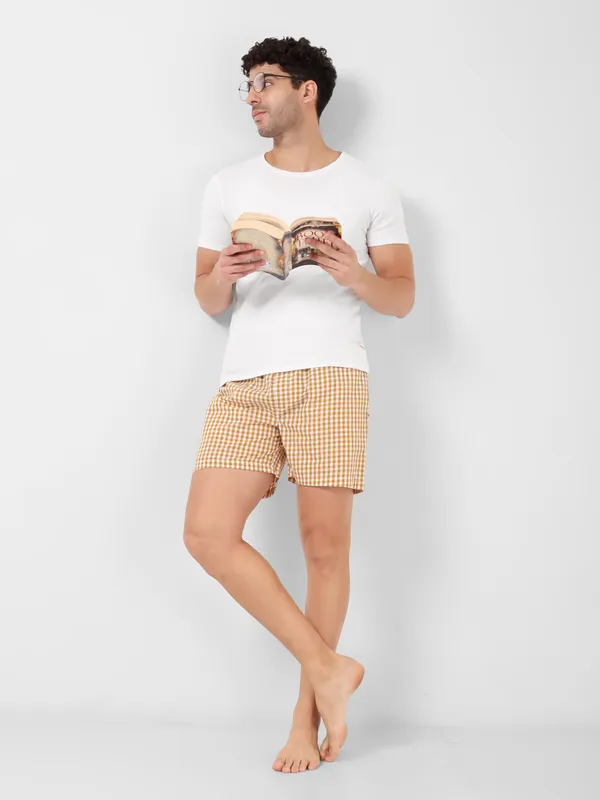 MINJAR_Cotton_Checkered_Shorts_for_Men_|_Soft_Breathable_Fabric_|_Relaxed_Fit_|_Everyday_Comfort_Wear