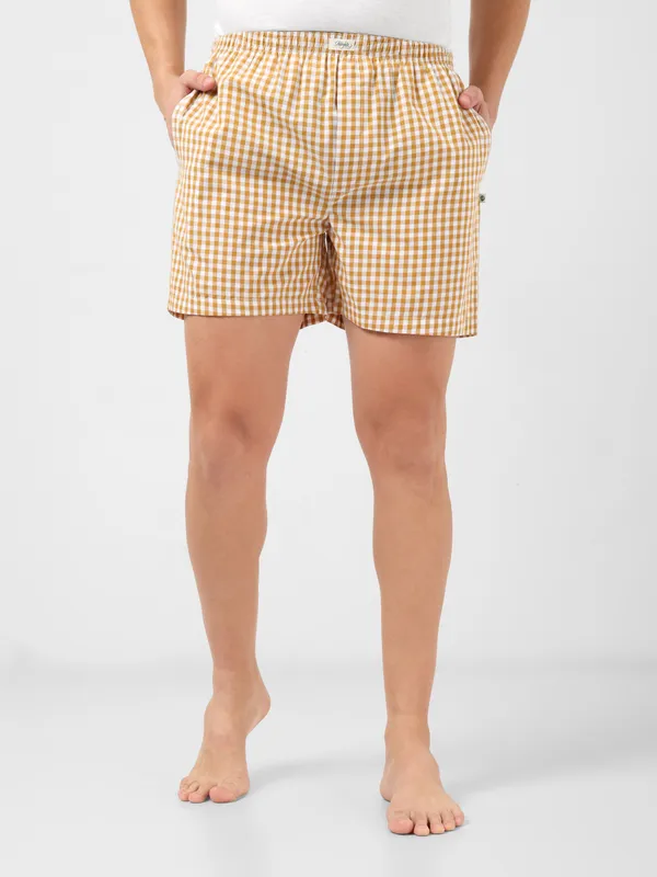 MINJAR_Cotton_Checkered_Shorts_for_Men_|_Soft_Breathable_Fabric_|_Relaxed_Fit_|_Everyday_Comfort_Wear