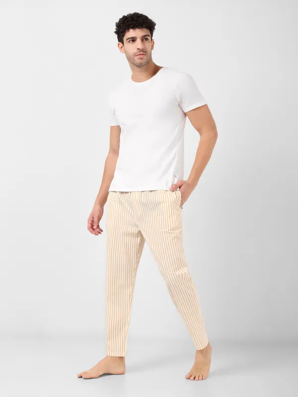 MINJAR_Men’s_Cotton_Lounge_Pants_|_Breathable_Sleepwear_Pajama_|_Elastic_Waist_|_Relaxed_Fit_|_Striped_Cotton_Night_Pants_(Beige_Stripe)