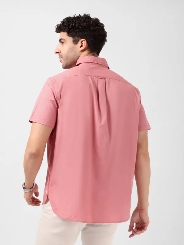 MINJAR_Men’s_Solid_Cotton_Kurta_Shirt_|_Breathable_Fabric_|_Relaxed_Fit_|_Modern_Ethnic_Casual_Wear_(Rose_Petal)