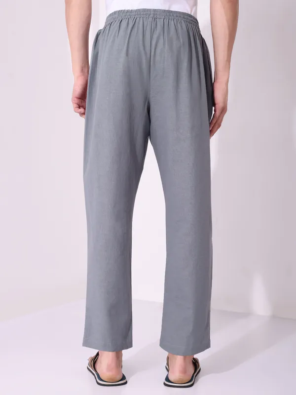 Men’s_Solid_Grey_Pure_Cotton_Pajama_|_Comfortable_Loungewear_&_Casual_Pants_with_Drawstring
