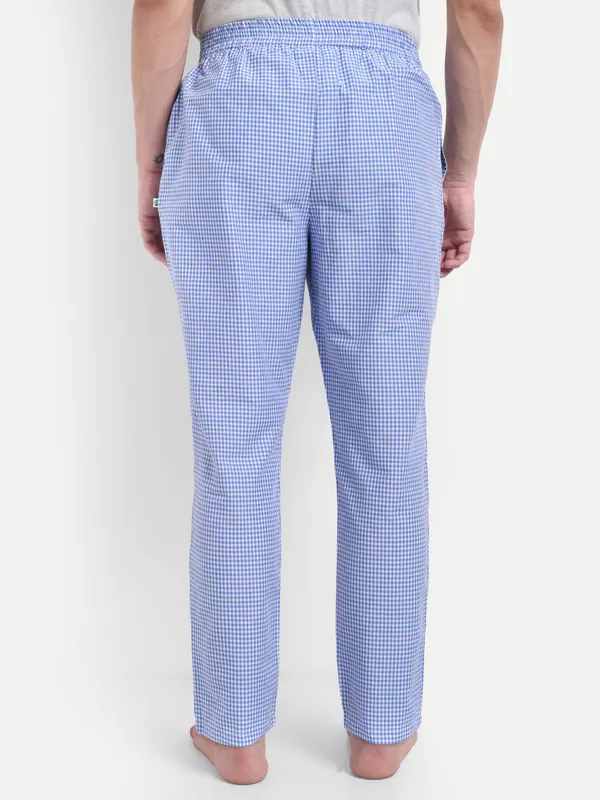 Mens_Pure_Cotton_Pajama_Blue_Check