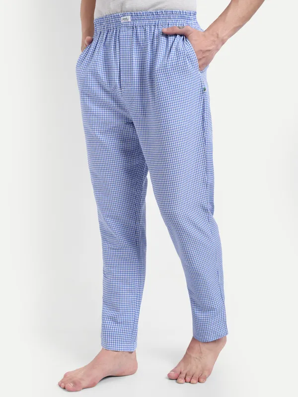Mens_Pure_Cotton_Pajama_Blue_Check