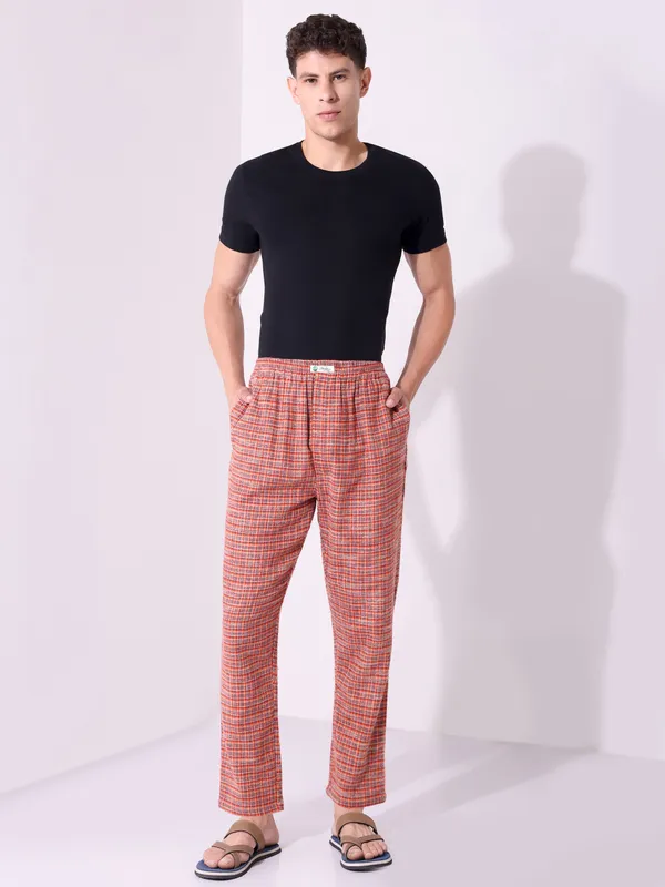 Mens__Brushed_Pure_Cotton_Multi_Color_Pajama_with_Eleasticated_Waist