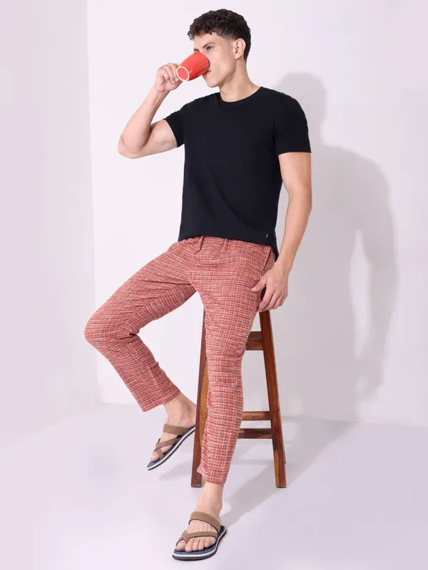 Mens__Brushed_Pure_Cotton_Multi_Color_Pajama_with_Eleasticated_Waist