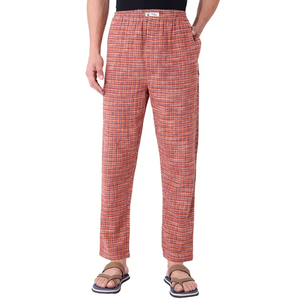 Mens__Brushed_Pure_Cotton_Multi_Color_Pajama_with_Eleasticated_Waist