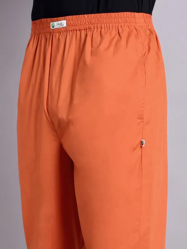Mens_Orange_Solid_Modern_Realxed_Pajama