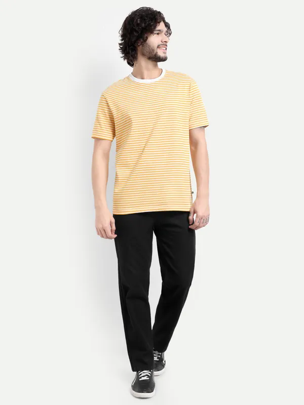 Mens_Striped_Pure_Cotton_T_shirt_with_Contrast_Rib