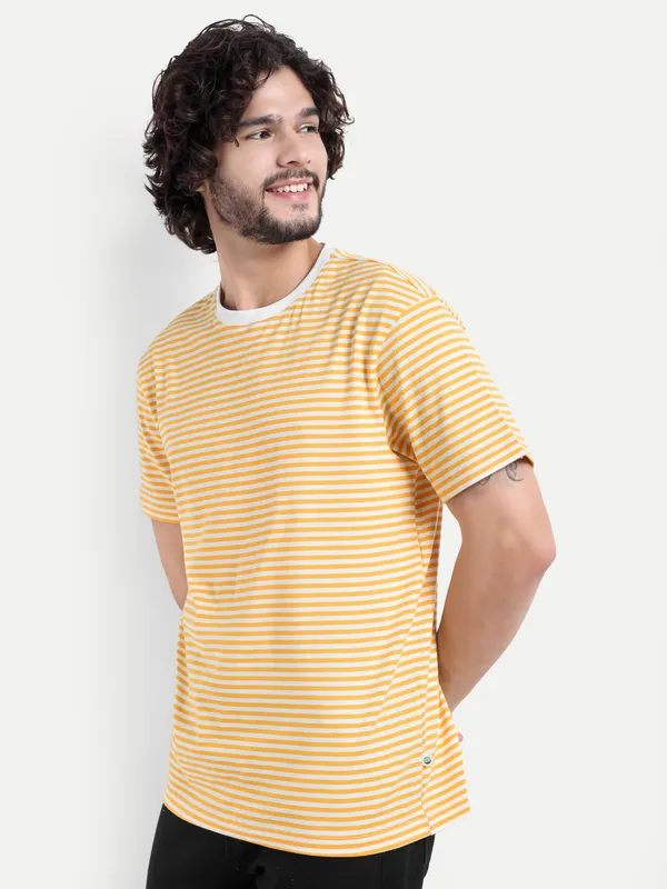 Mens_Striped_Pure_Cotton_T_shirt_with_Contrast_Rib