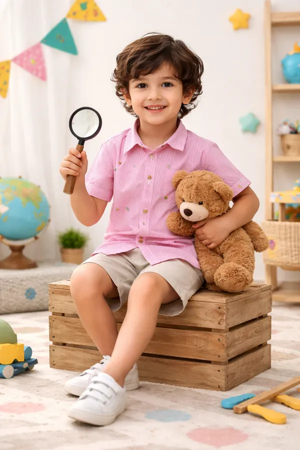 Minjar_Kids_Cotton_Shirt_for_Boys__(0–3_Years)_|_Soft,_Breathable_&_Comfortable_|_Half_Sleeve_Casual_Shirt