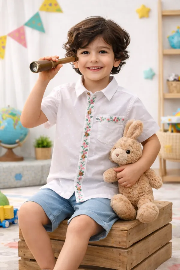 Minjar_Kids_Embridered_Cotton_Shirt_(0–3_Years)_|_Soft,_Comfortable_&_Breathable_|_Half_Sleeve_Casual_Wear_for_Boys