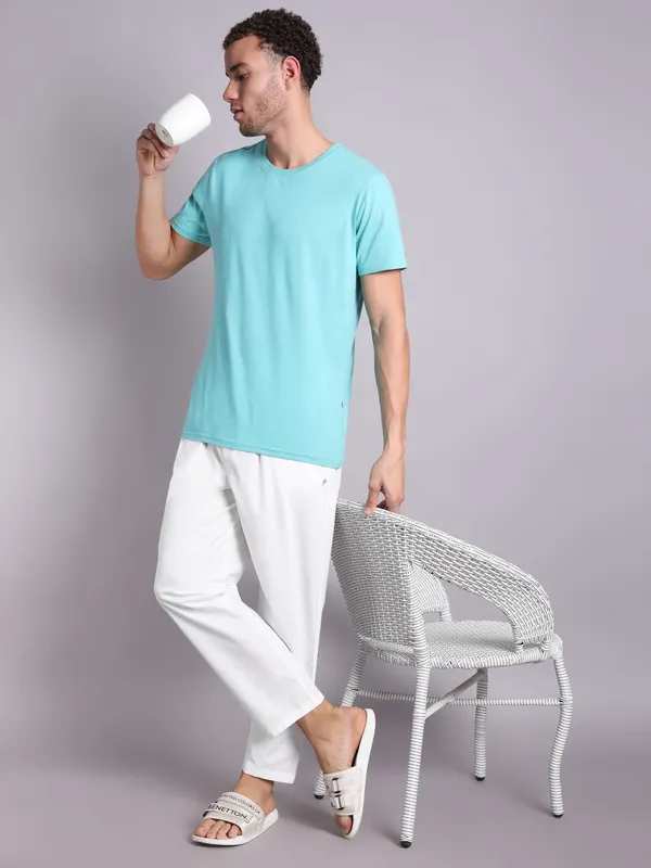 White_Mens_Pure_Cotton_Pajama