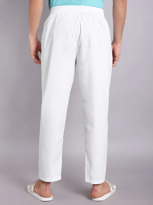 White_Mens_Pure_Cotton_Pajama