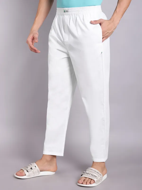 White_Mens_Pure_Cotton_Pajama