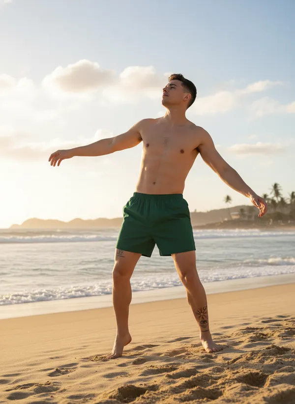 Green_Solid__Boxer_Shorts_For_Men