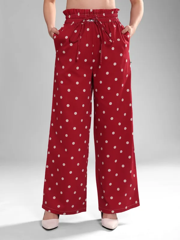 Women's_Red_Polka_Dot_Pajama_|_Soft_Pure_Cotton_|_Relaxed_Fit_with_Pockets