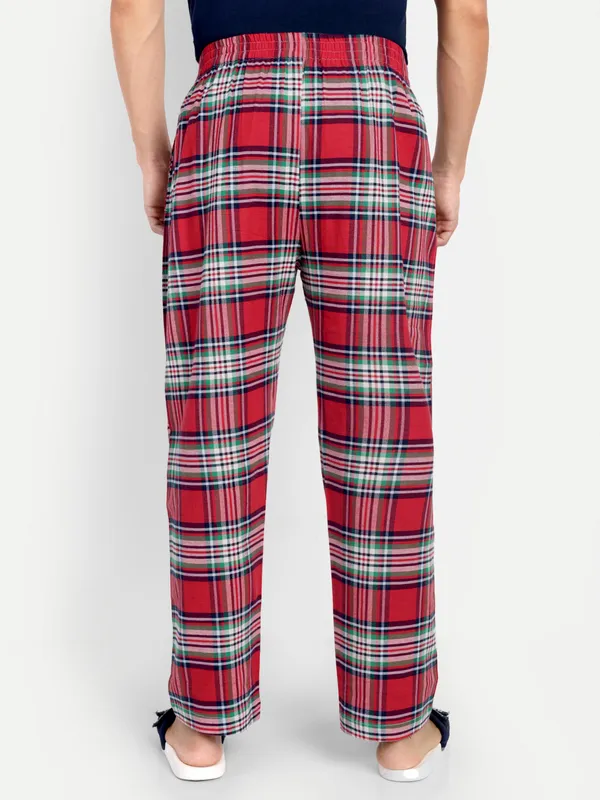 Multicolor_Red__Check_Pure_Cotton_Modern_Relaxed_Pajama_For_Men