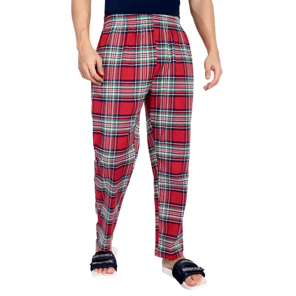 Multicolor_Red__Check_Pure_Cotton_Modern_Relaxed_Pajama_For_Men