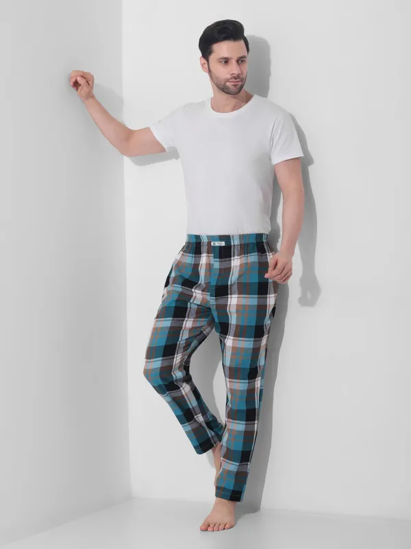 Minjar_Men's_Checkered_Lounge_Pants,_Blue_Black_White_Plaid,_Elastic_Waist,_Casual_Sleepwear